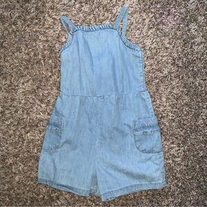 Cat & Jack Blue Denim Kids Romper 3T